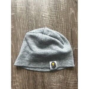 Vintage Y2K A Bathing Ape Baby Infant Skully Cap Gray Beanie Hat Bapesta Kids